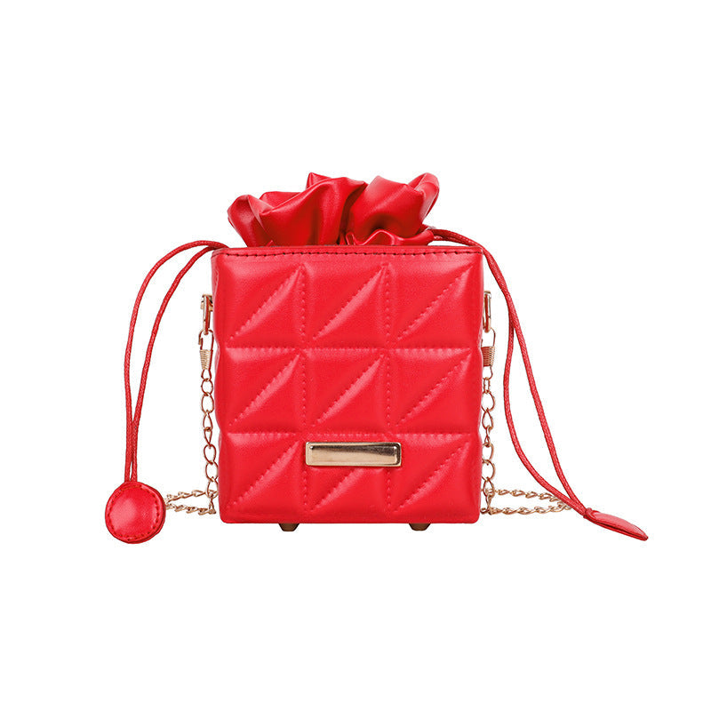 Fashion Messenger Chain Shoulder Bucket Bag
