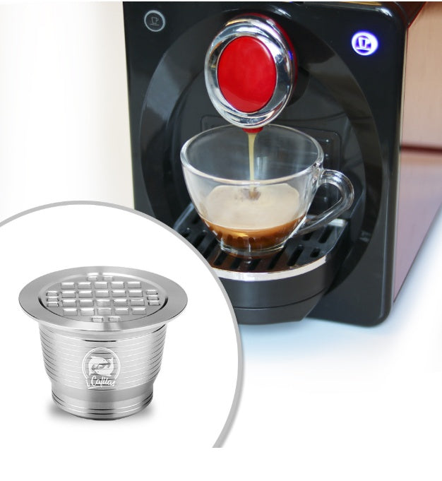 Coffee capsule square hole shell