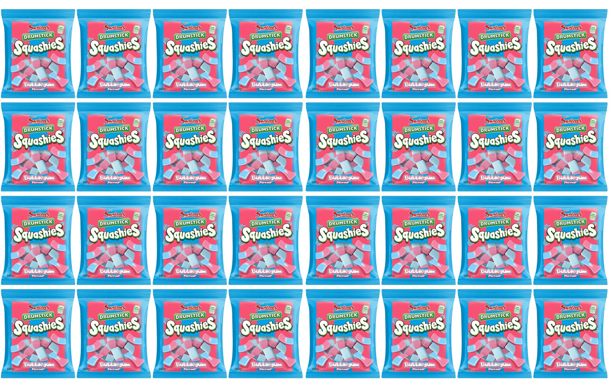 32 x Swizzels Drumstick Squashies Bubblegum Flavour 120G