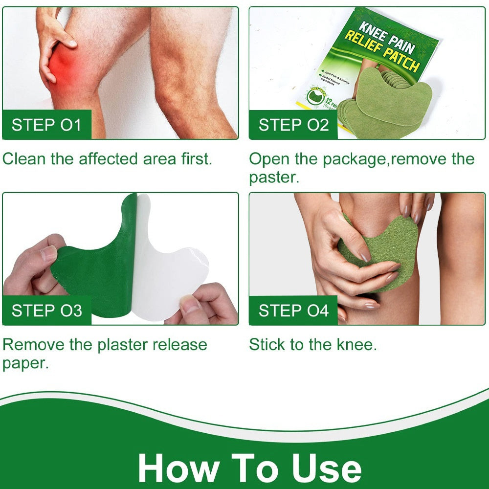 Argy Wormwood Knee Plaster Self-heating Analgesic Skin care lotion Exercise Fitness Joint Care
