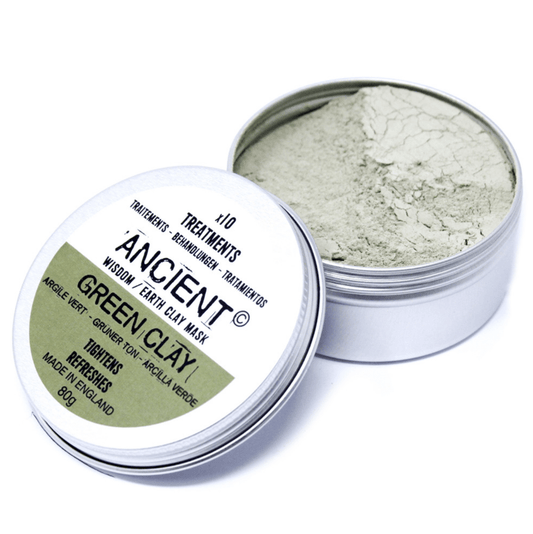 Green Clay Face Mask – Illite Clay Detox & Pore Cleansing Mask 80g