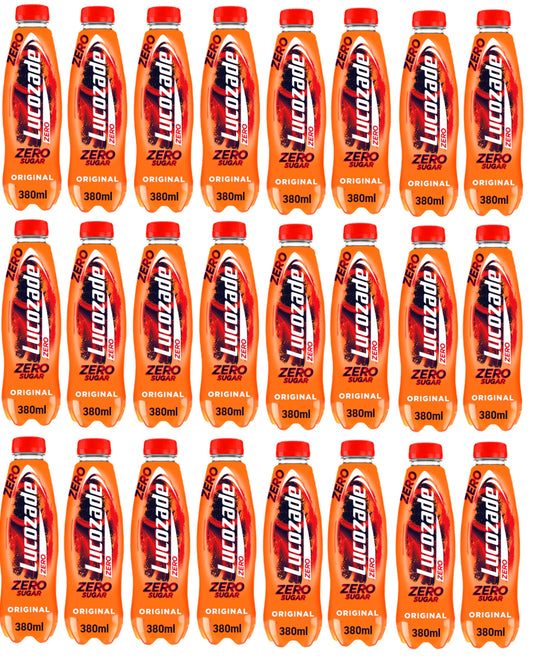 Lucozade Zero Original 380ml – Case of 24