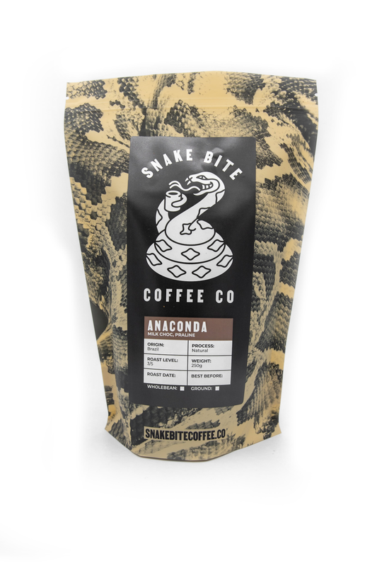 Anaconda Brazil | Single Origin Coffee Beans | Milk Chocolate & Praline