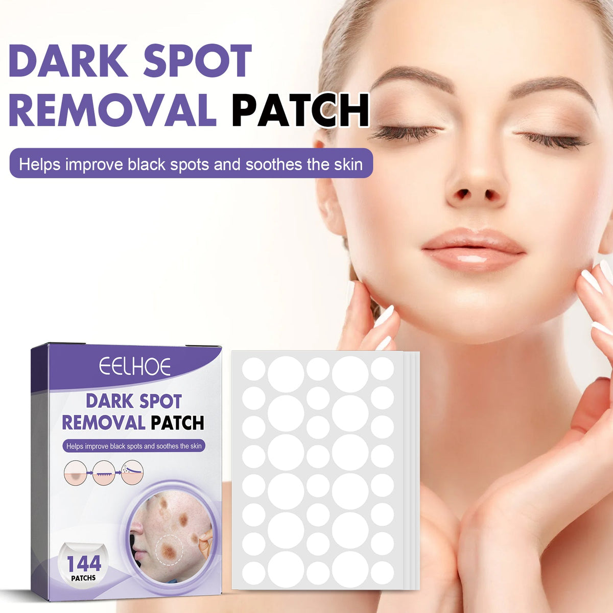 Hydrocolloid Brightening Patch 36 Patches X 4 Sheets Per Box