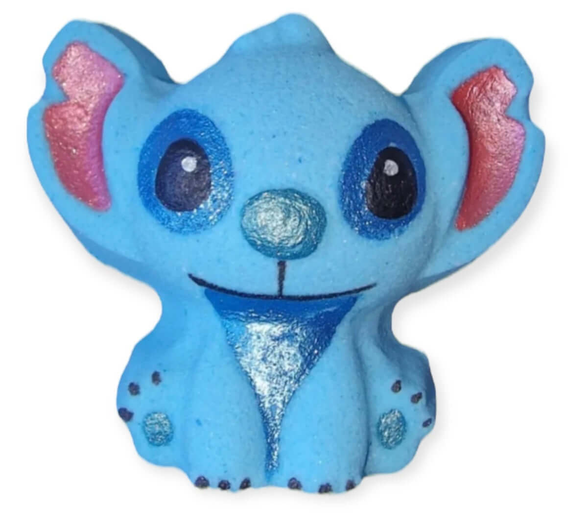 Stitch Alien Blue Bath Bomb | Rhubarb Picante Scented Character Bath Bomb