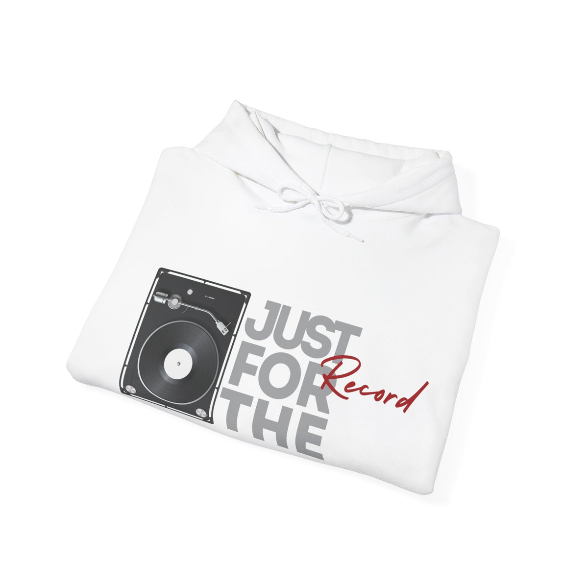 Just for the Record Men's Vinyl Record Hoodie
