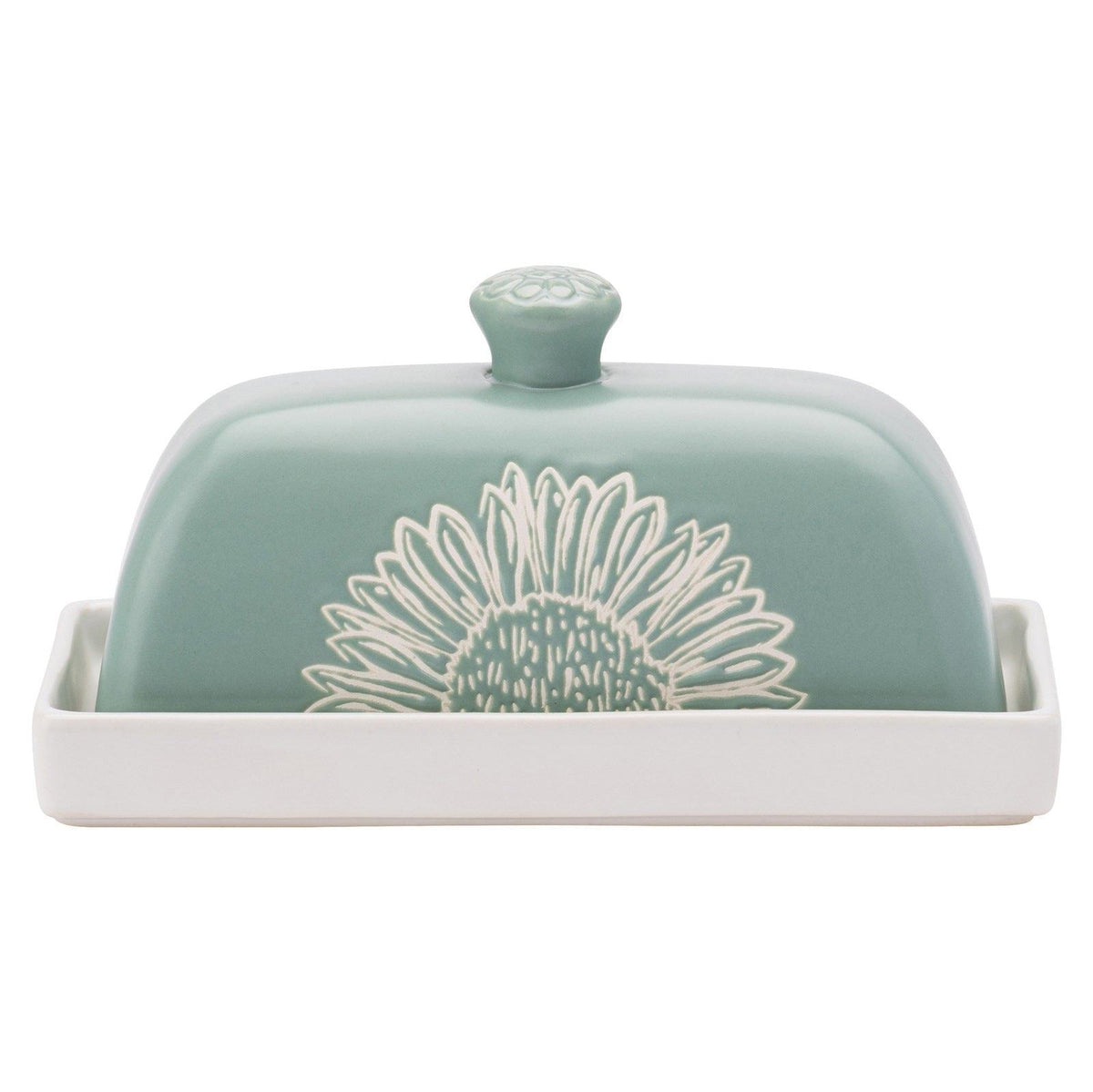 Artisan Flower Butter Dish