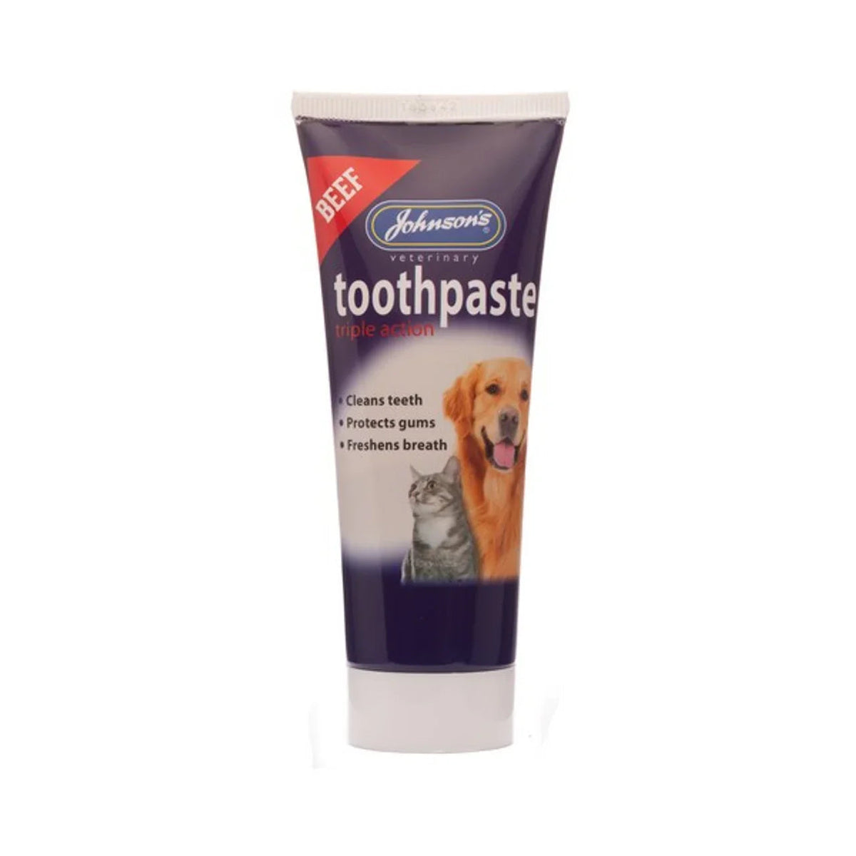 Johnsons Toothpaste 50g Tube - New Beef Flavour - Case of 6
