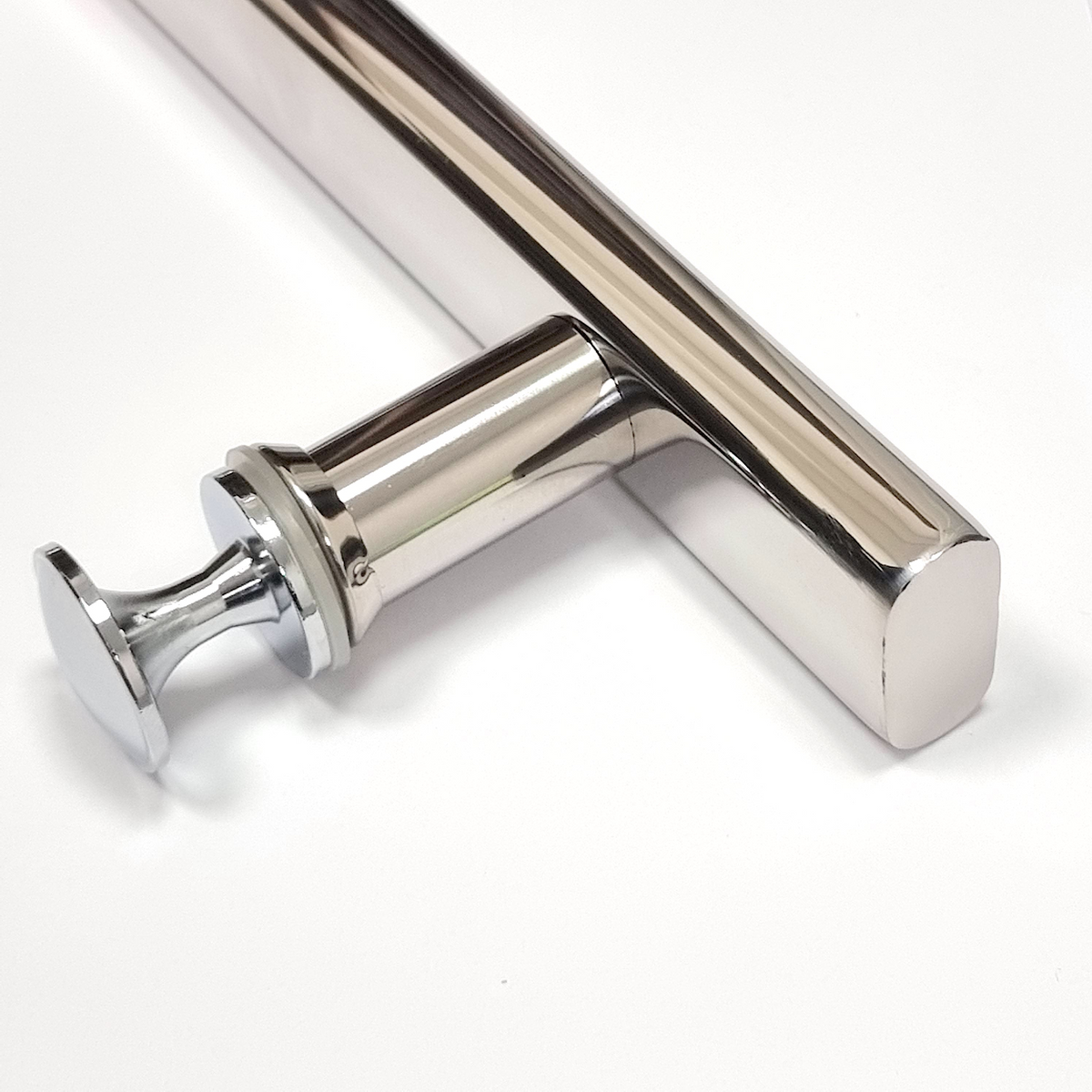 Shower Bath Door Handle Stainless Steel Chromed L-2