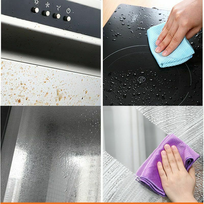 NR14 NanoScale Streak-Free Miracle Cleaning Cloths Magic Kitchen Rag Reusable Home