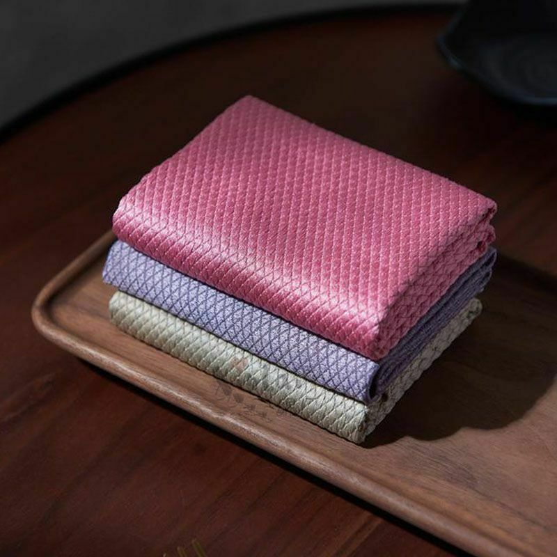 NR14 NanoScale Streak-Free Miracle Cleaning Cloths Magic Kitchen Rag Reusable Home