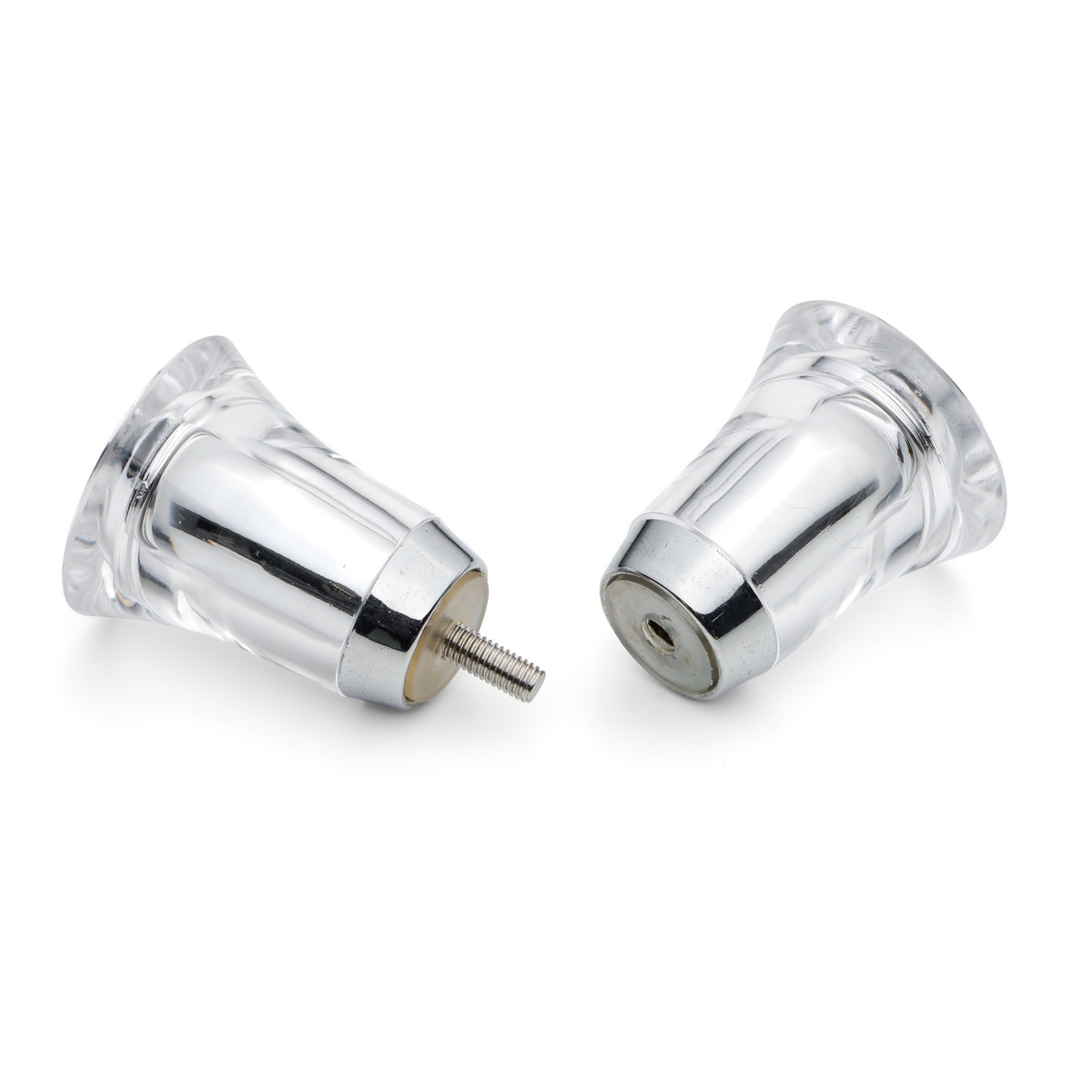 DISCOUNTED Shower Door Handle/Knob Clear Acrylic Cone Shape K001