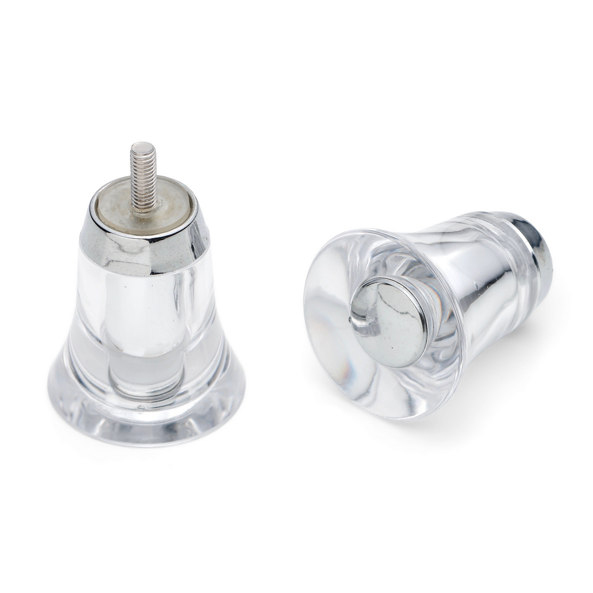 DISCOUNTED Shower Door Handle/Knob Clear Acrylic Cone Shape K001