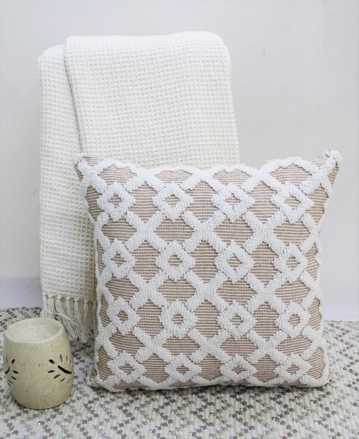 Decorative Accent Throw Pillow  20"x20"