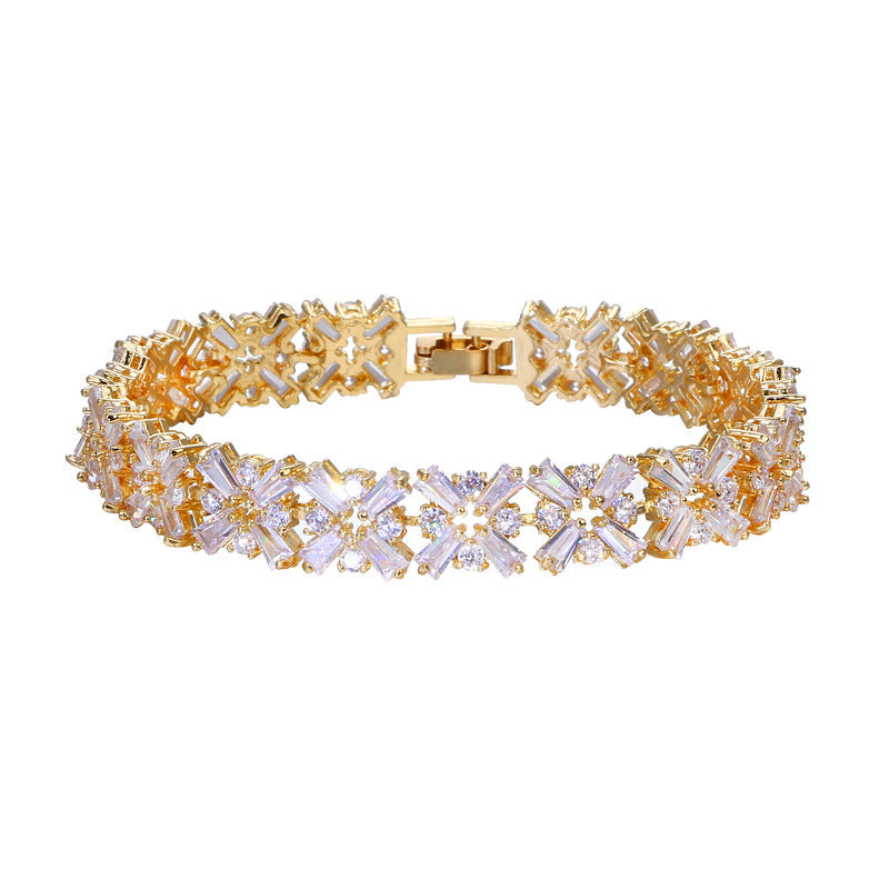 Zircon color bracelet