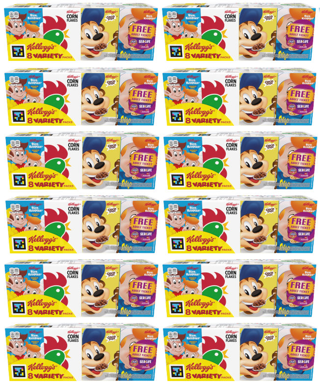 12 x Kellogg's Variety Pack 8er