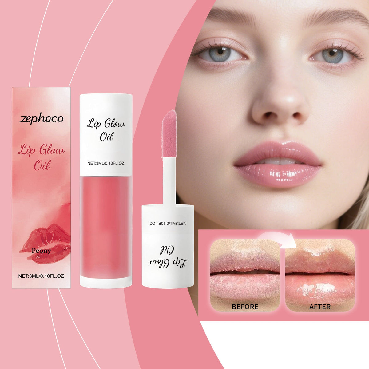 Hydrating Lip Gloss Oil Peony