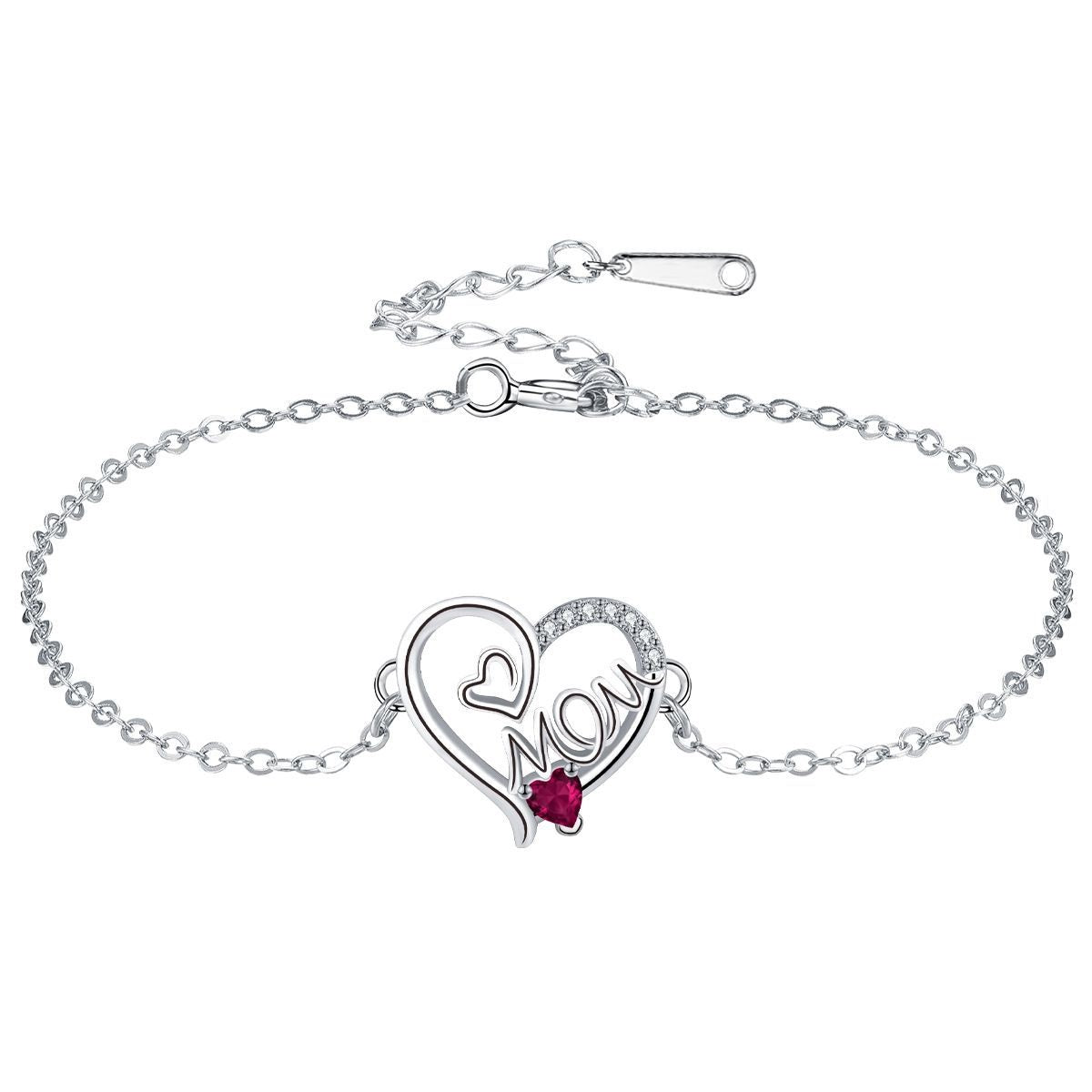 Mother's Day Bracelet Female Heart-shaped MOM Bracelet Gift For MOM