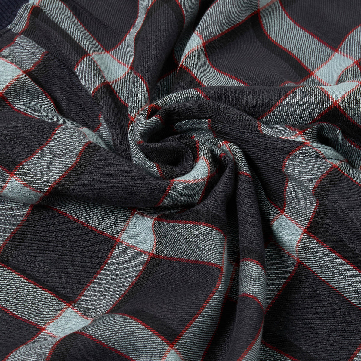 Lucky Brand Crew Neck & Closed Hem Flannel Pant Pyjama Set