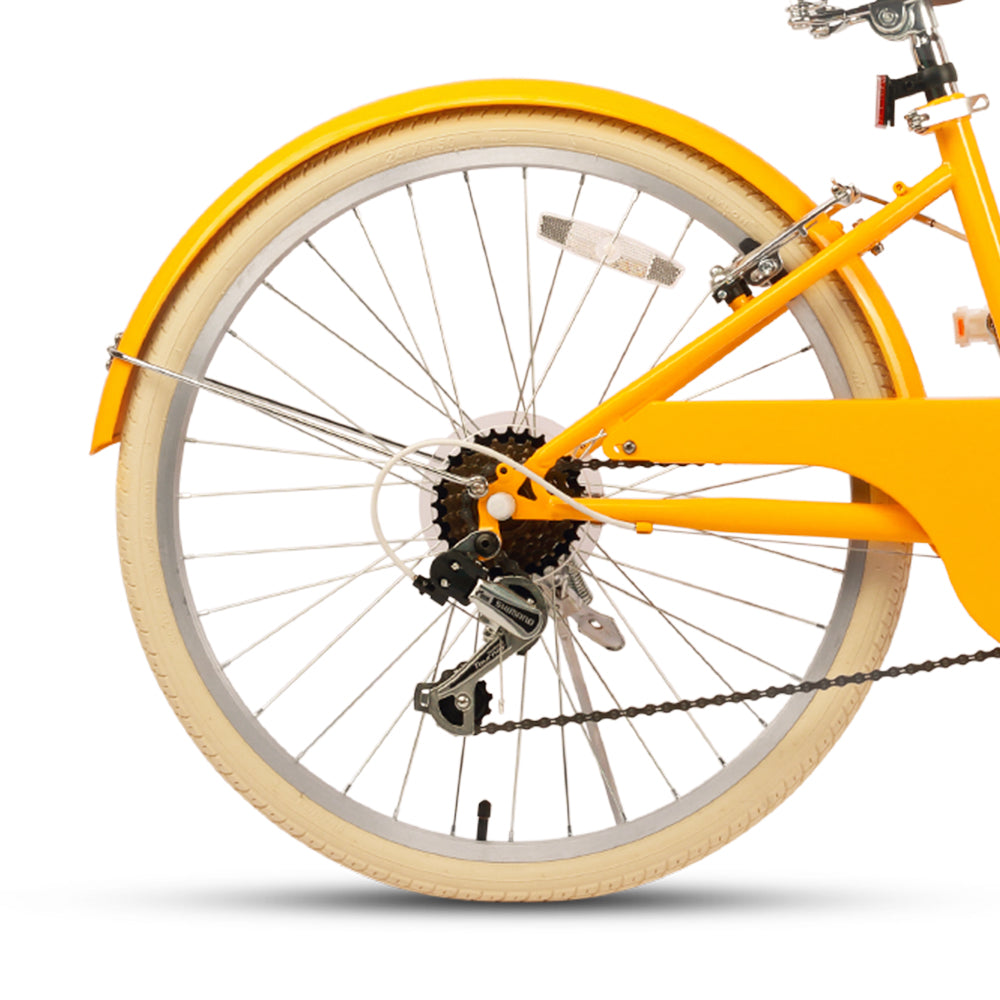 Glerc 20 Inch Beach Cruiser Hybrid Kids Bike - Missy