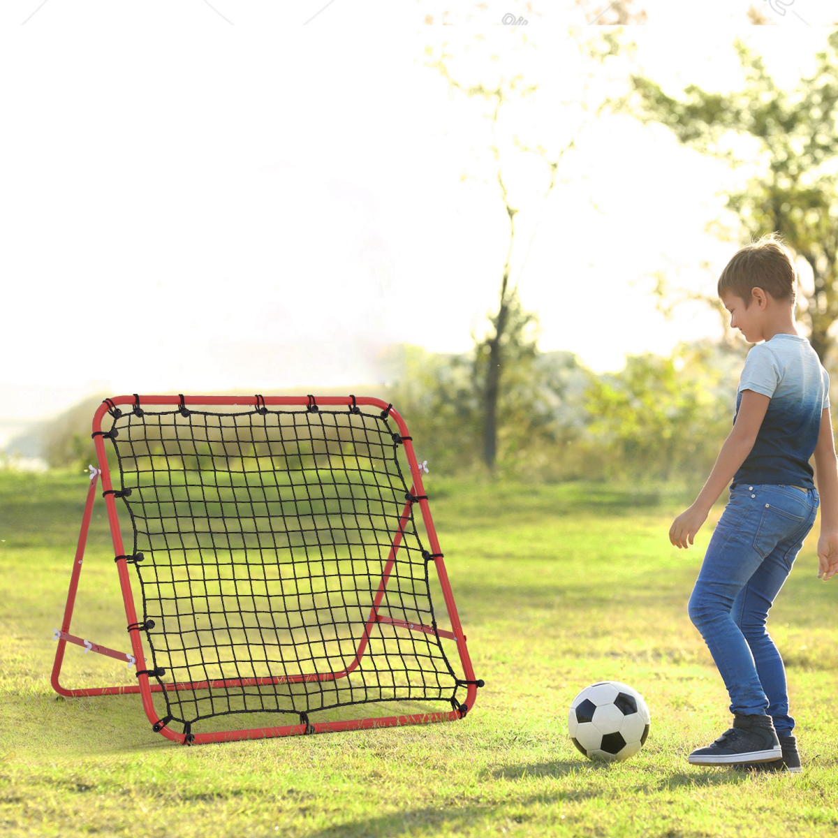 Rebounder Net  Practise Goal Play Kids Adults Baseball Soccer Training HOMCOM