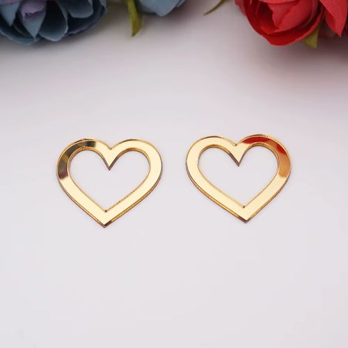 30 Acrylic Mirror Stickers for Creative Party Decor - 3cm Height