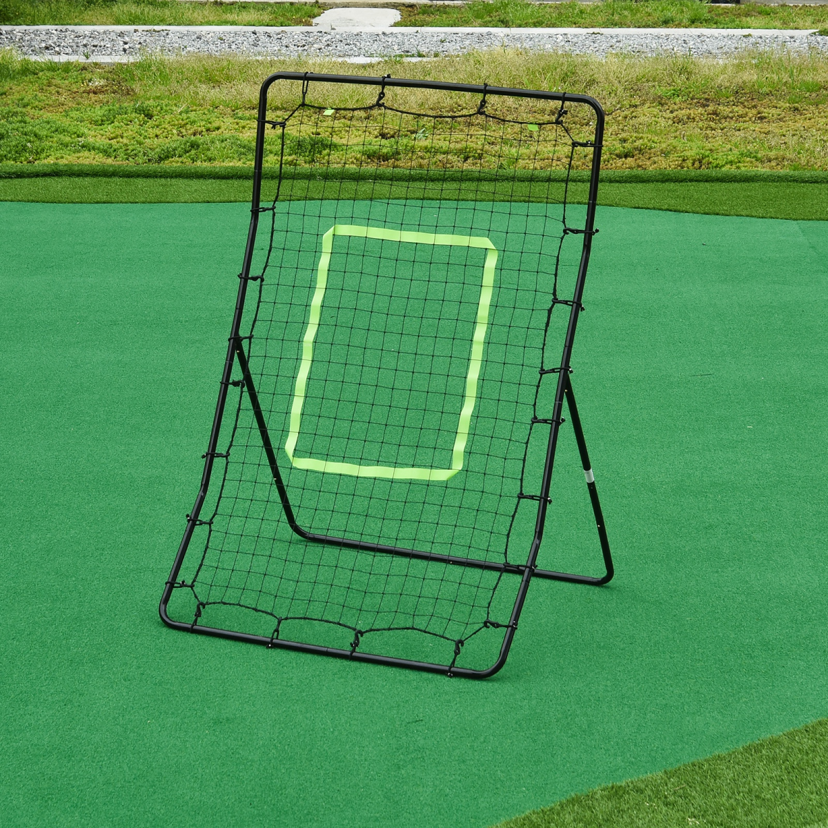 Rebounder Net Target Ball Kickback Baseball Training Equipment Play HOMCOM