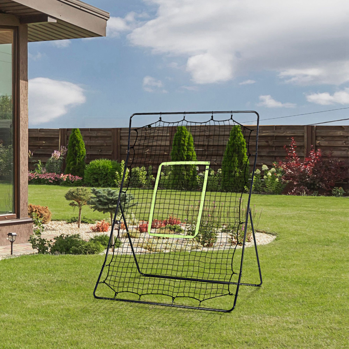 Rebounder Net Aid Multi-Sports Goal Play Teens Adults Baseball Softball Training