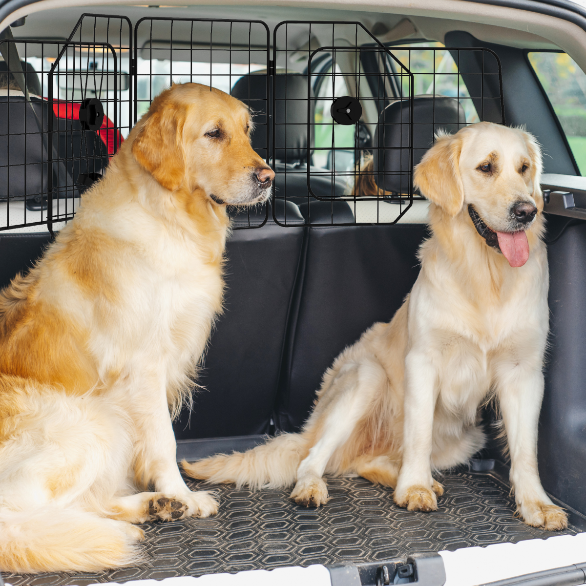 PawHut Dog Guard for SUVs, Vehicles, Vans, Car Barrier with Adjustable Width