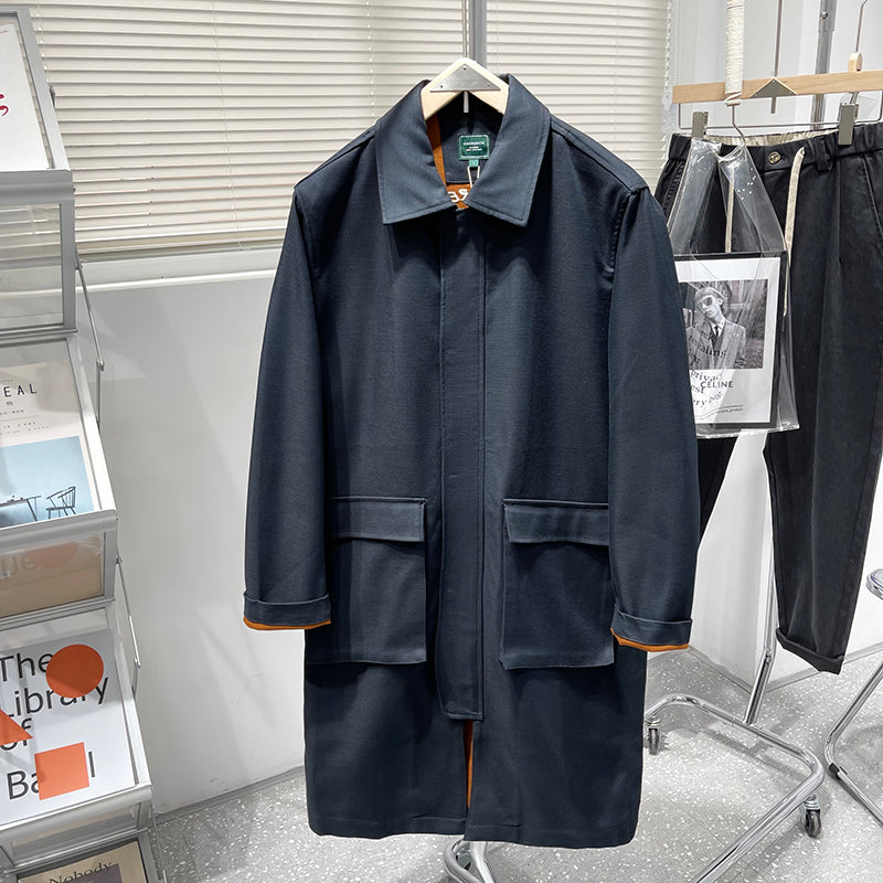 Sufeng Wanzhen Embroidery Cabinet Men's Mid-length Trench Coat