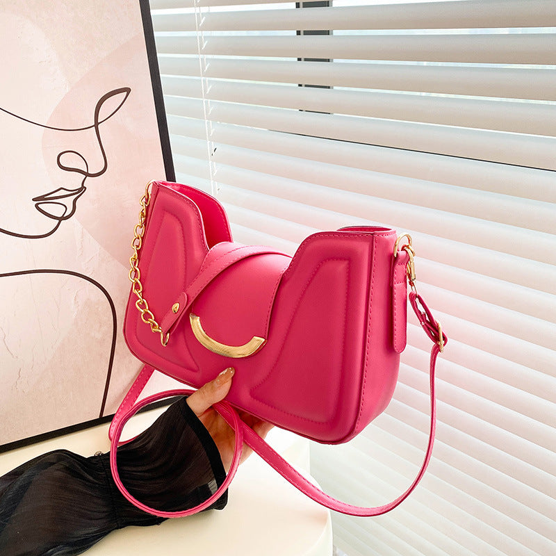 Shell-pressing Fashion Shoulder Messenger Bag