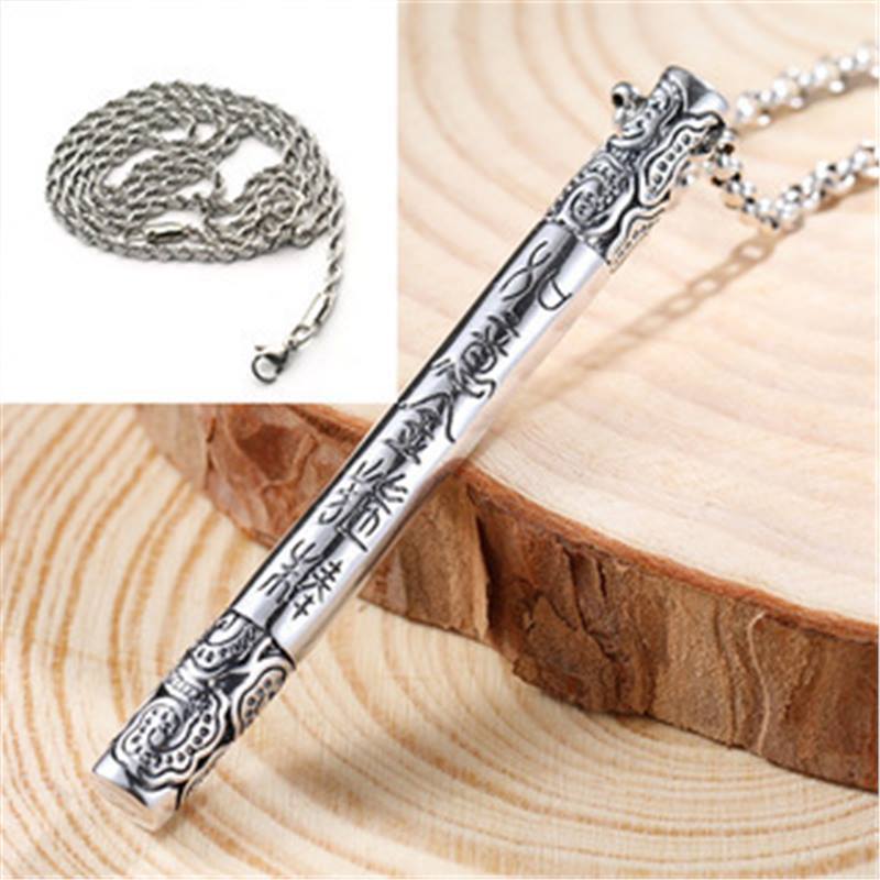 Sterling Silver Men's Pendant Necklace Trendy And Unique
