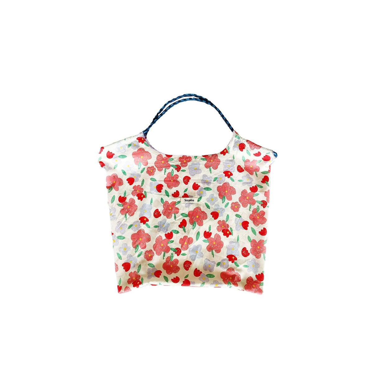 Large Capacity Hand Shoulder Bag Drawstring Floral
