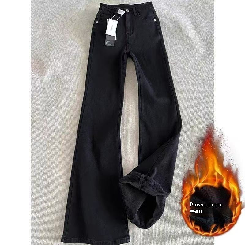 American-style Vintage Khaki Flared High-waist Brown Maillard Loose Floor-length Pants