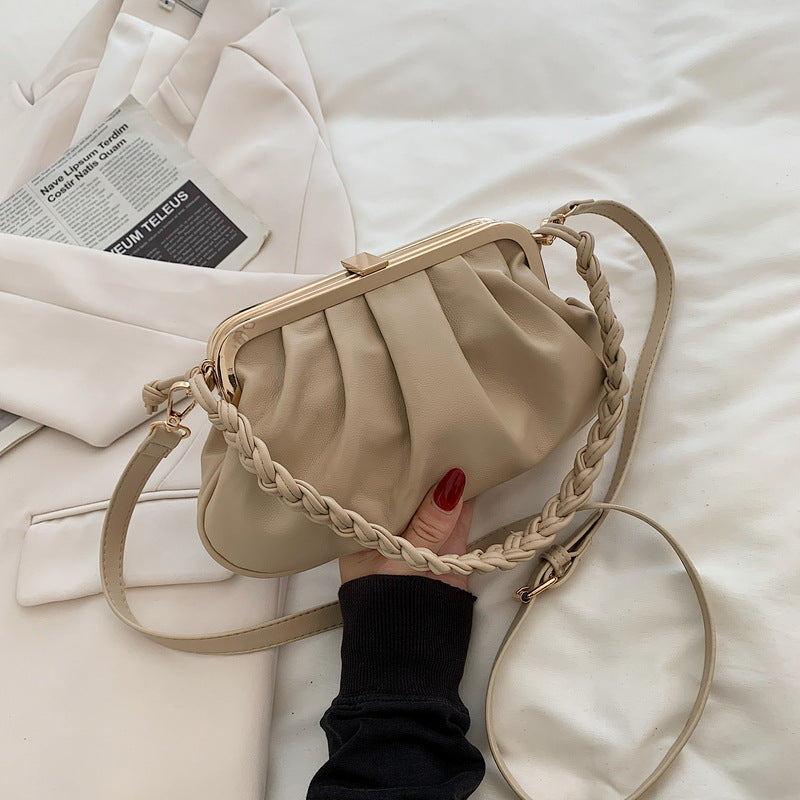 Messenger Bag Solid Color Simple One-shoulder Messenger Small Square Bag