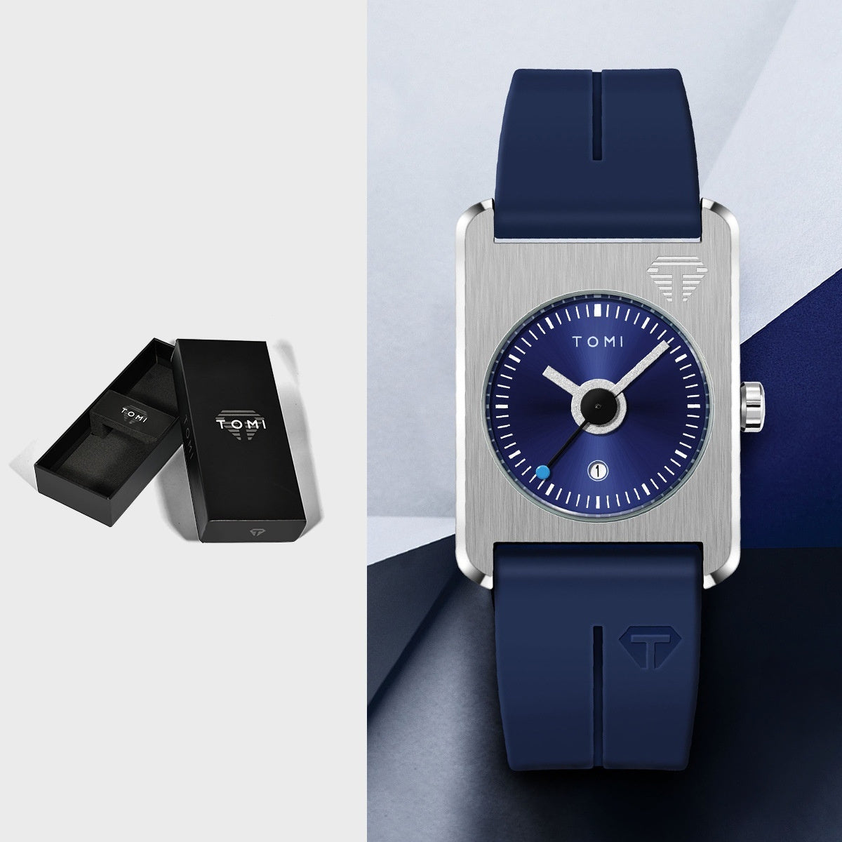 Square Calendar Watches For Men And Women