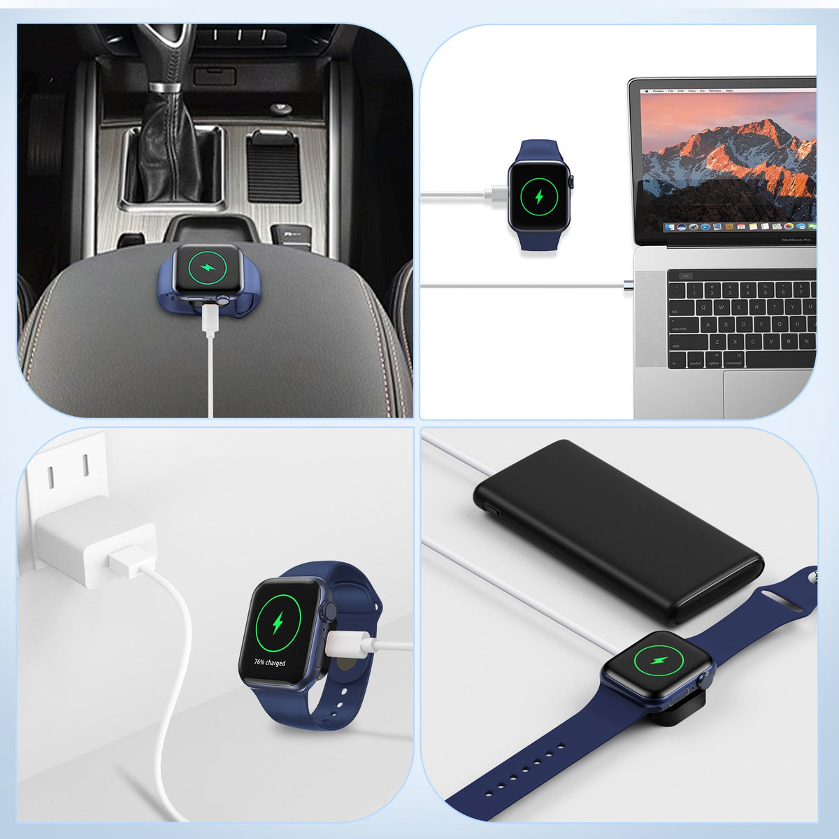 Mini Compact 3-in-1 Magnetic Wireless Portable Fast Charging
