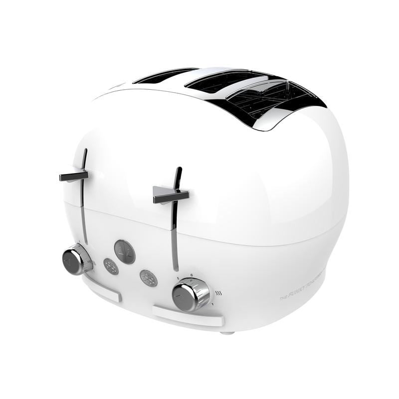 The Funky Appliance Company 4 Slice Funky White Toaster UK Plug