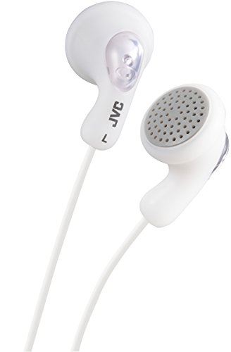 JVC HAF14WN Gumy Stereo Headphones - Coconut White