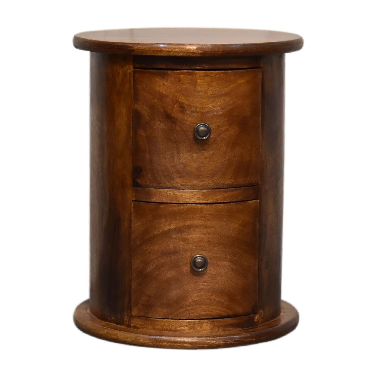 Artisan Mini Chestnut 2 Drawer Drum Chest