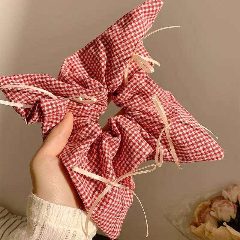 Summer Super Fairy Sweet Lace Large Intestine Hair Ring