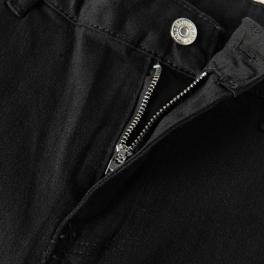 Stretch Denim Slim-fit High-waist Retro Cropped Cigarette Pants
