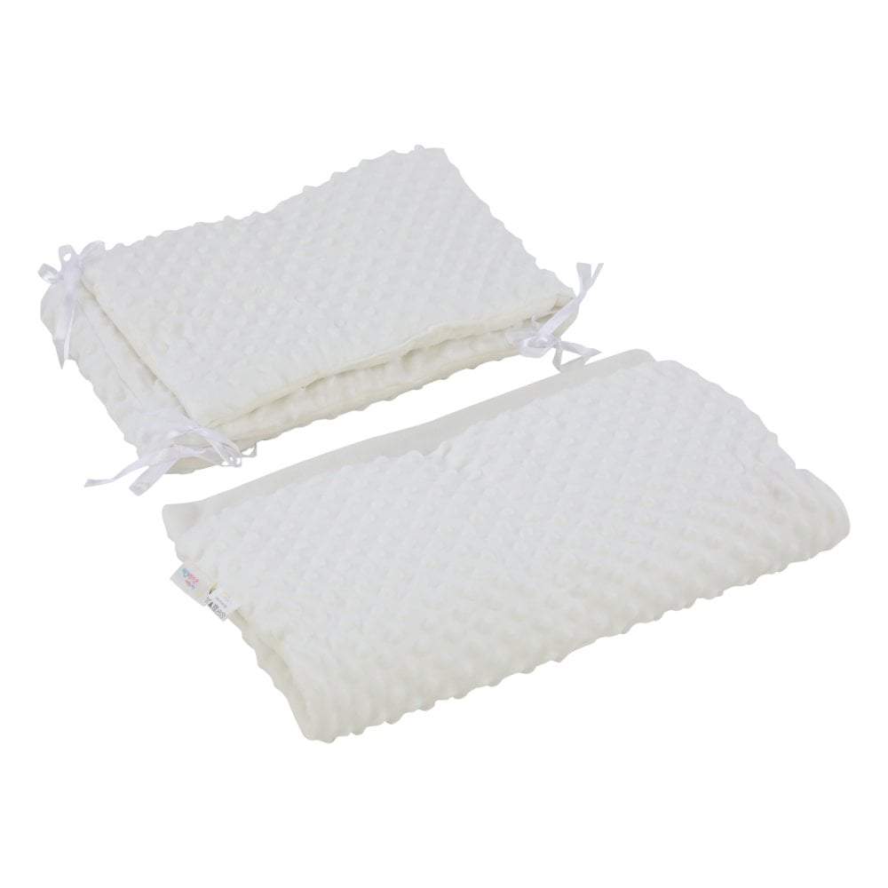 Juego de 2 piezas de edredón y protector de cuna Dimple