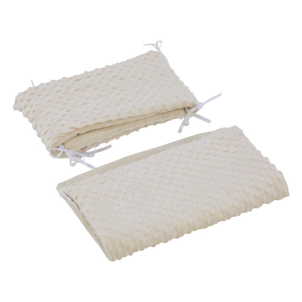 Juego de 2 piezas de edredón y protector de cuna Dimple