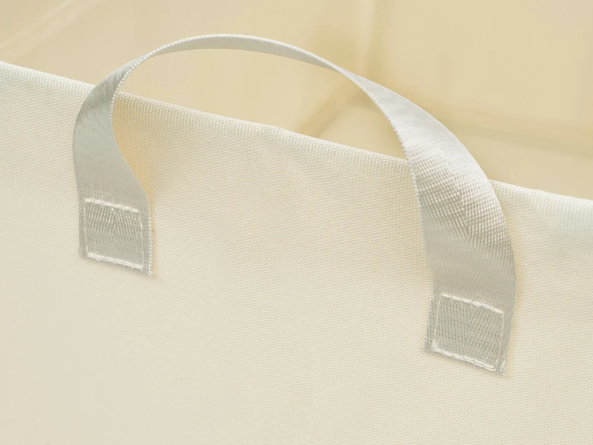 3/5 Set Foldable Fabric Storage Boxes Lids Closet Clothing Organiser Cream Grey