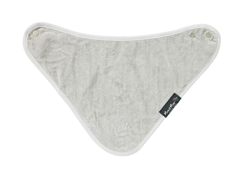 3 PACK - Mum 2 Mum Bandana Style Wonder Bibs - Denim / Baby Blue / Stone
