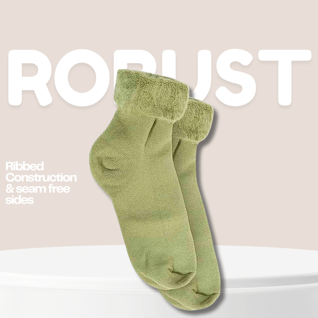 Sock Stack Women's Thermal Bed Socks 3 Pairs Slipper Socks UK Size 4-7 Super Soft