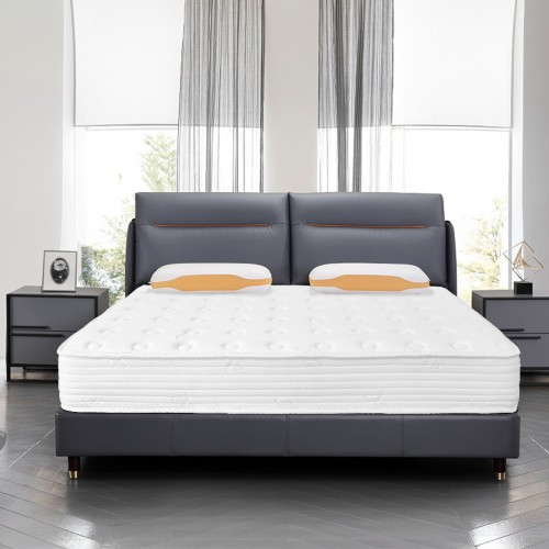 MTS002 - Memory Foam Quilted Sprung Mattress - 90×190×20 cm