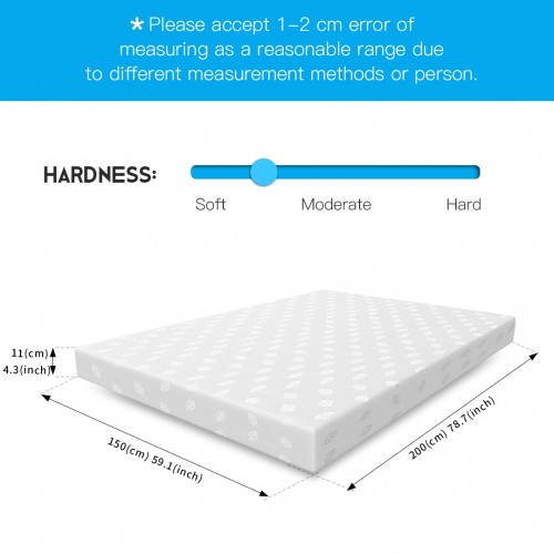 MTS003 - Good Nite Luxury Triple-Layer Memory Foam Mattress – Body Contouring Support & Enhanced Breathability - 150×190×11cm