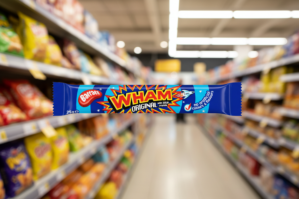 50 x Wham Original Barra Masticable Estándar 25 g